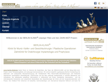 Tablet Screenshot of berlin-klinik.de